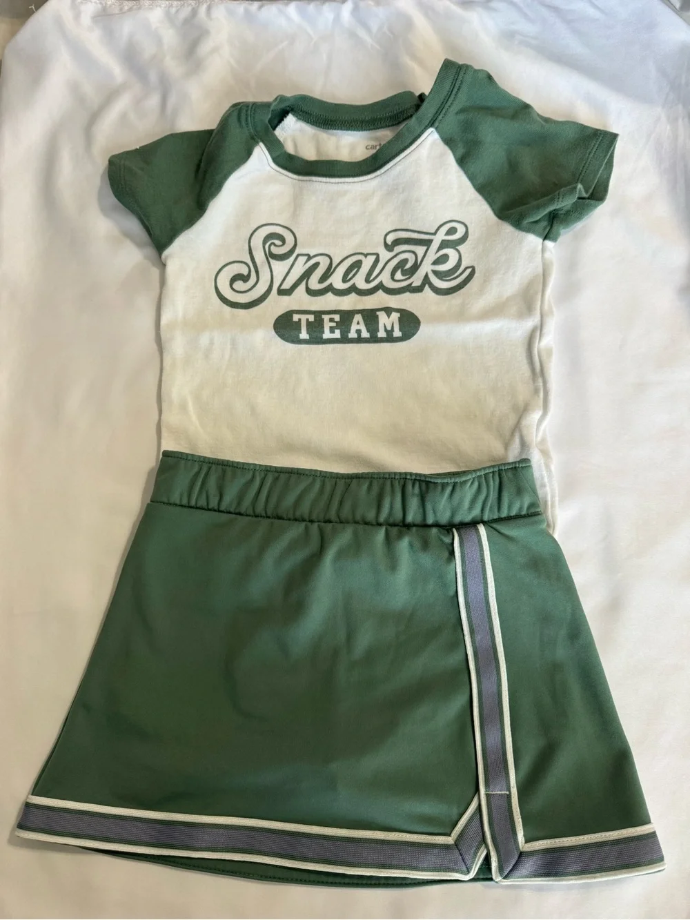 Carter's Green and White 